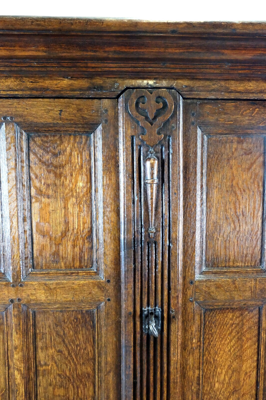 Early Dutch Panel Cabinet. 