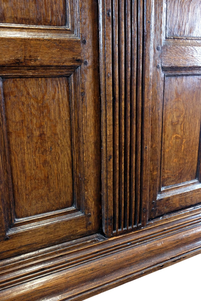 Early Dutch Panel Cabinet. 