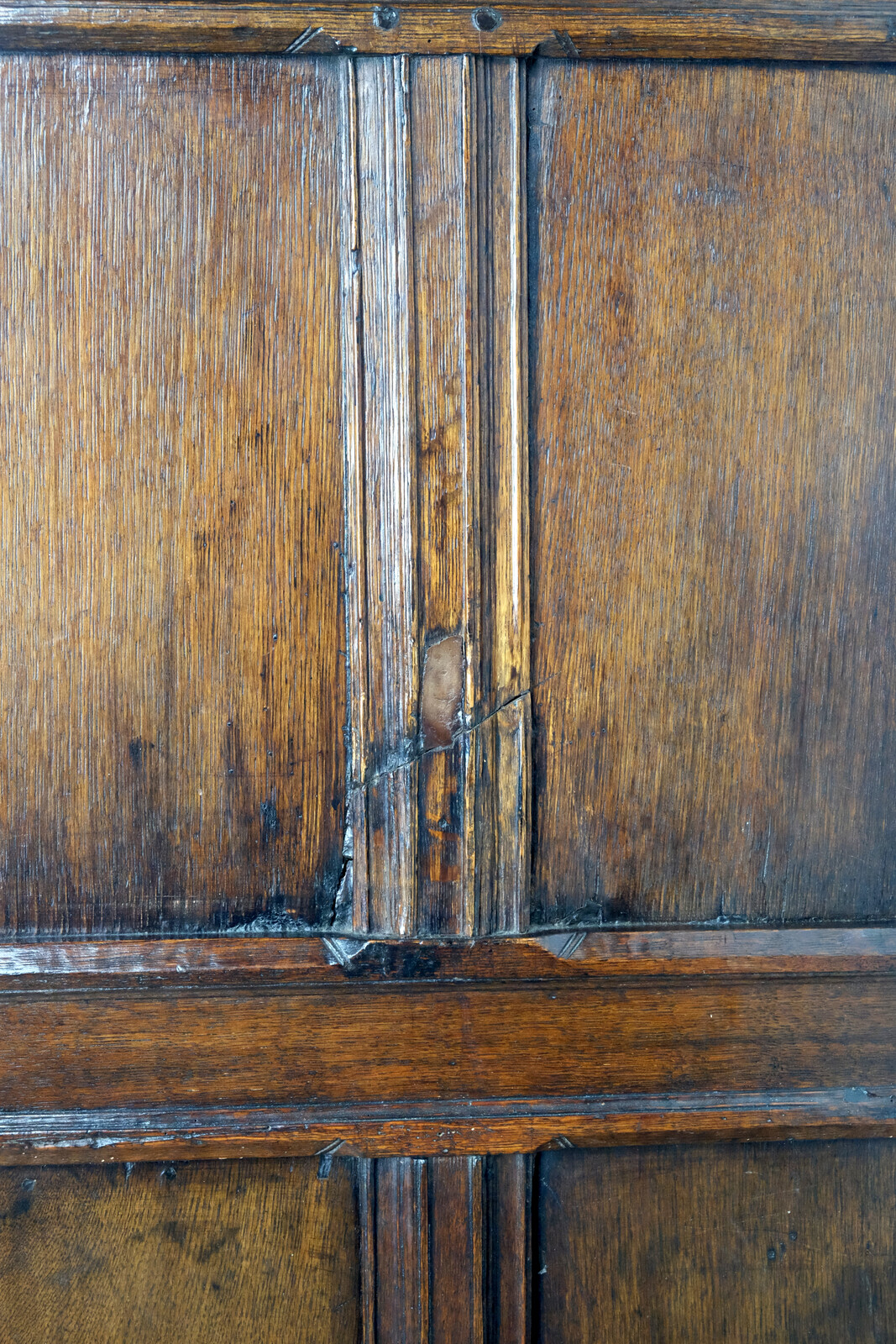 Early Dutch Panel Cabinet. 
