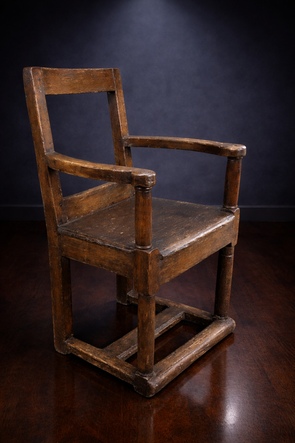 early french chair 1580-1620 oak 