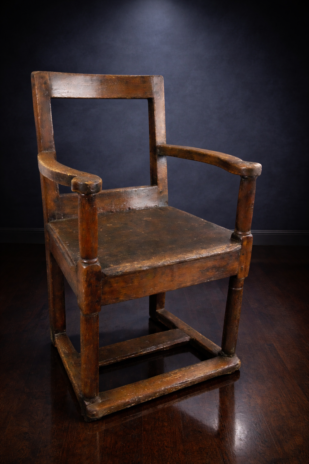 early french chair 1580-1620 oak 