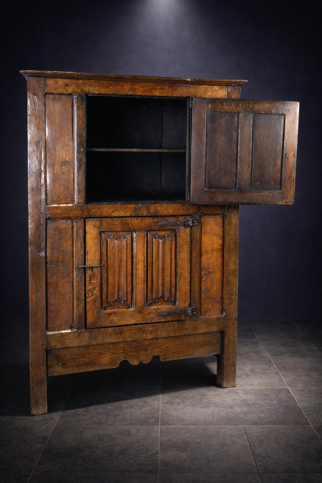 Early Gothic Spanish Cabinet
