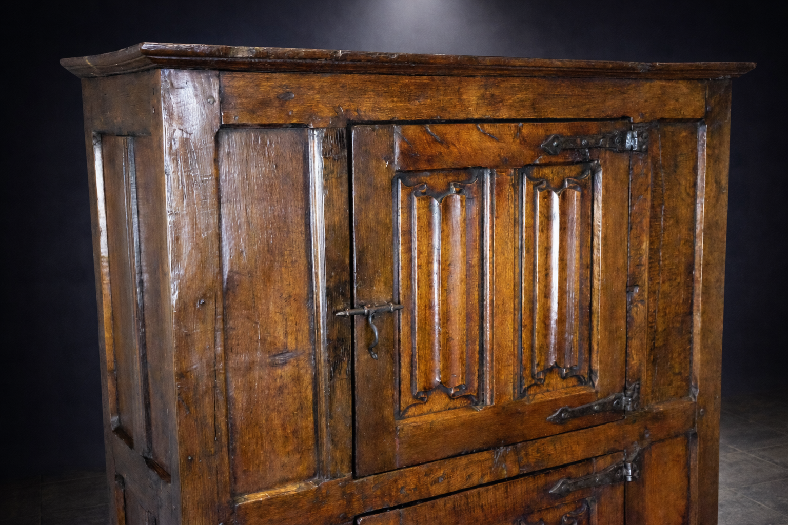 Early Gothic Spanish Cabinet