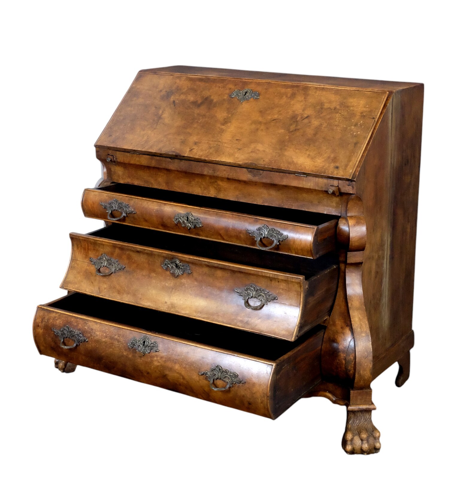 Elegant secretary, mid 18th century, around 1750.