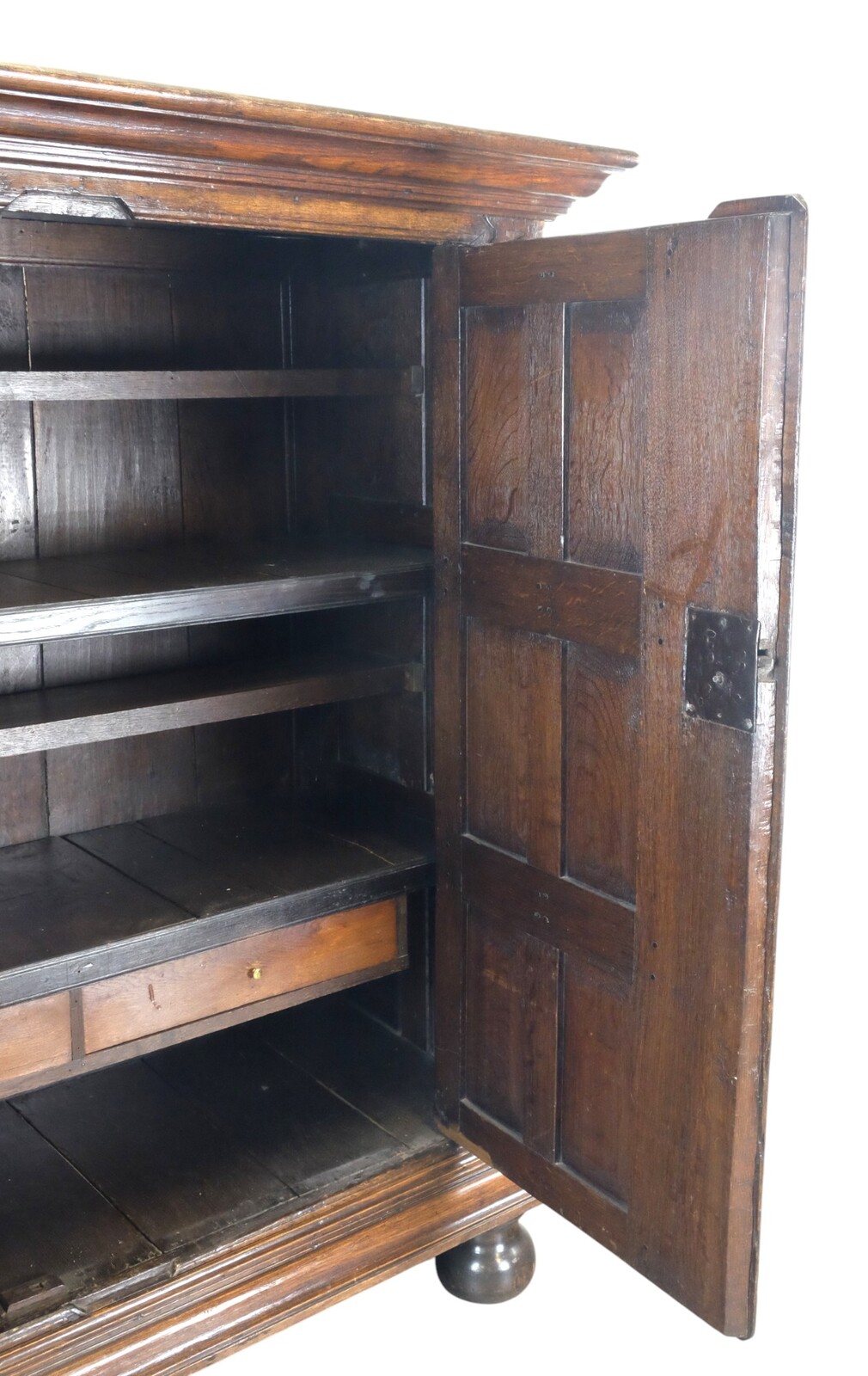 Fine 17th Century Duch Two Doors Cabinet, Kast