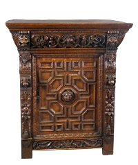 Fine ans Rare Dutch 17th century cabinet 