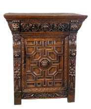 Fine ans Rare Dutch 17th century cabinet 