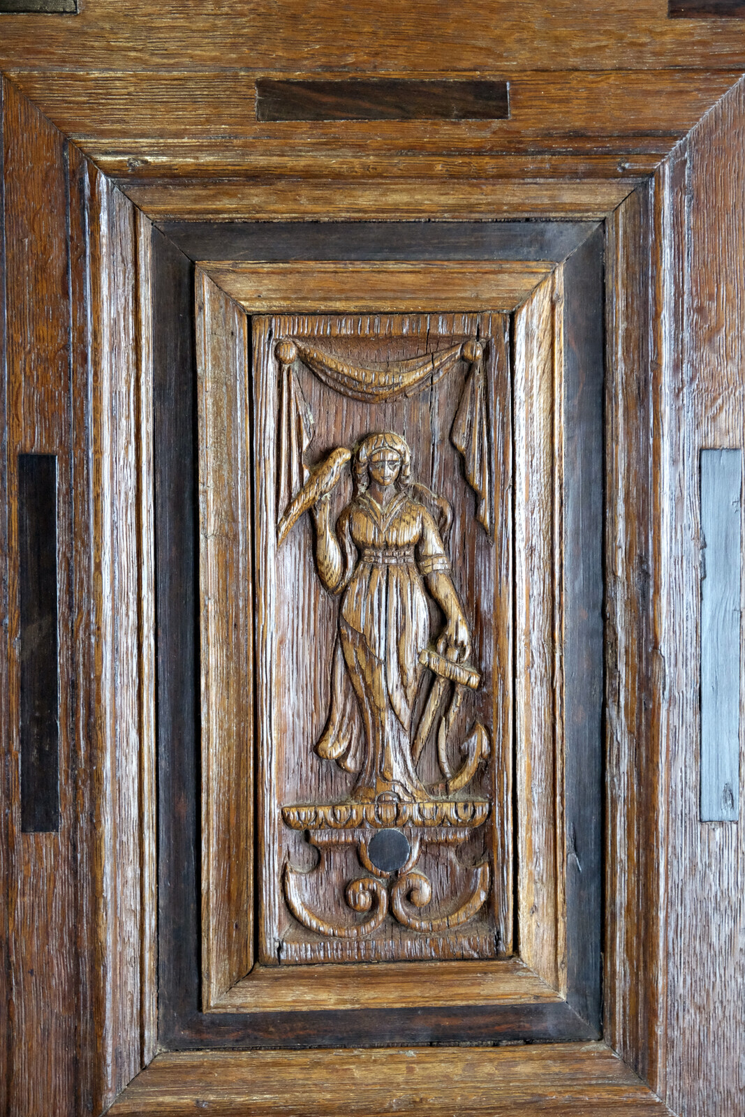Fine Dutch 17th Century paneled Cabinet 