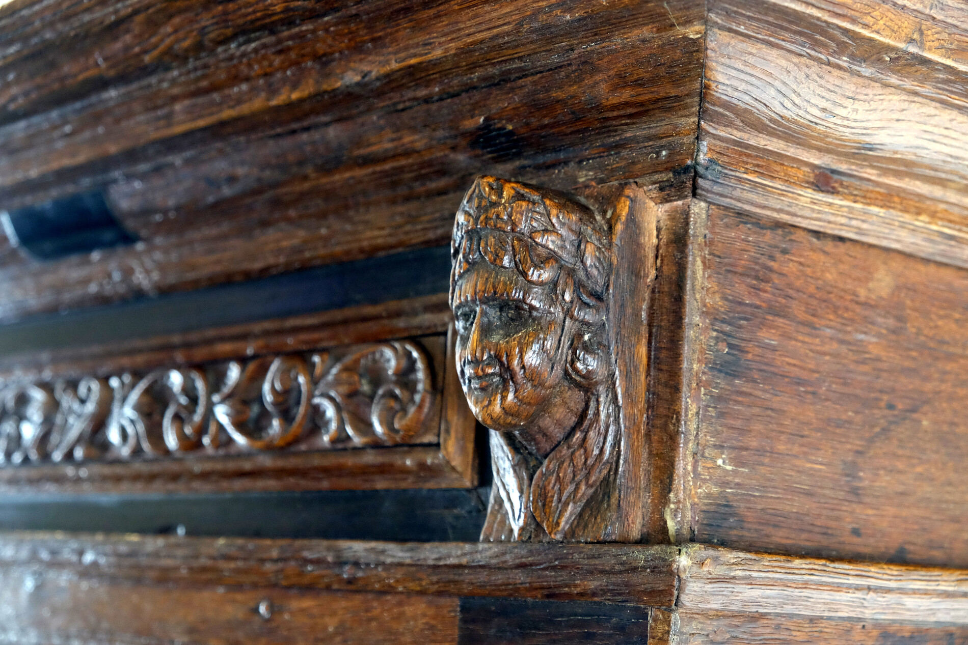 Fine Dutch 17th Century paneled Cabinet 