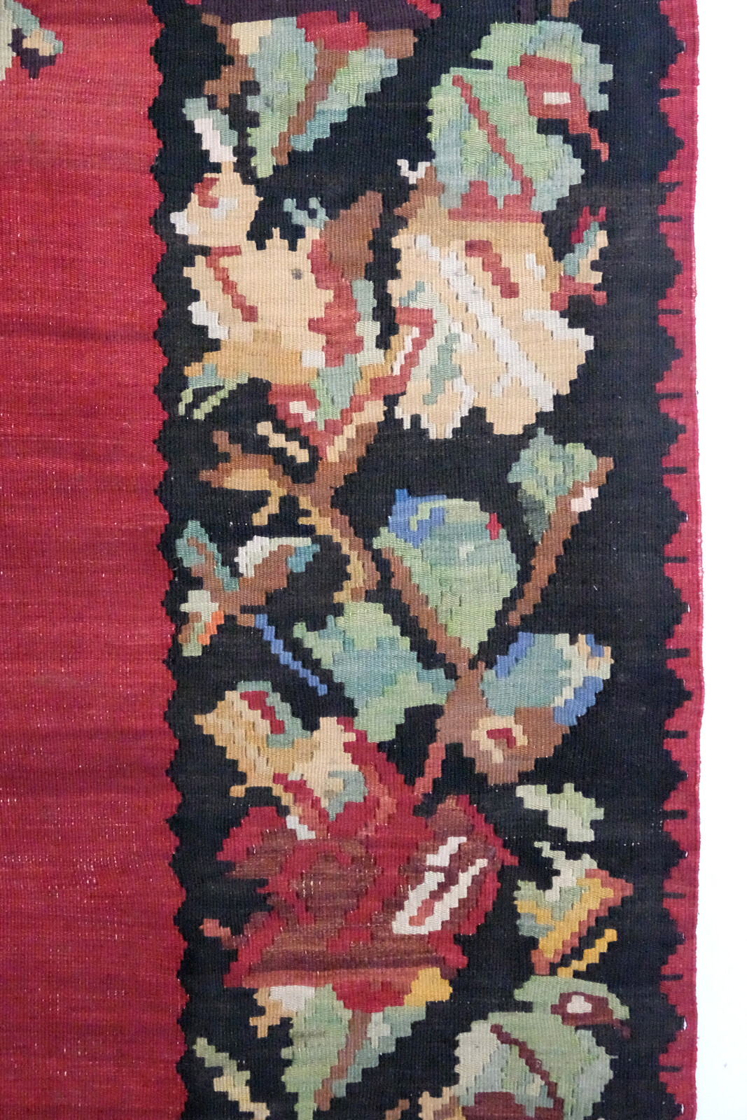 Fine large rose kilim, Karabach 