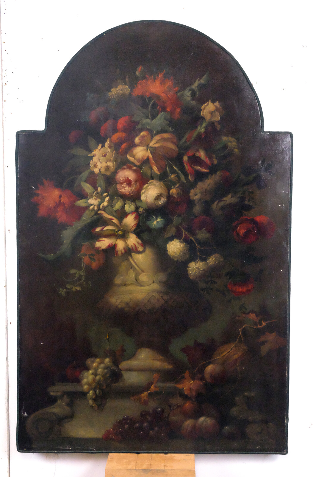 Flower still life, oil on canvas