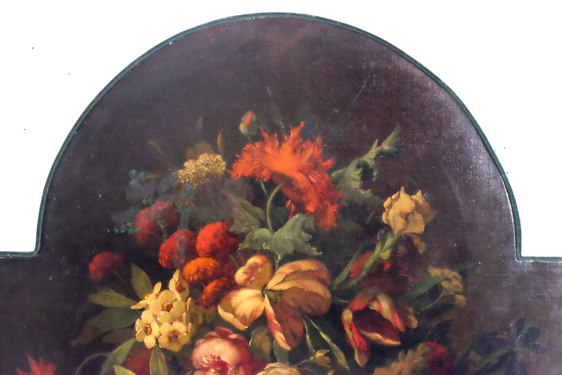 Flower still life, oil on canvas