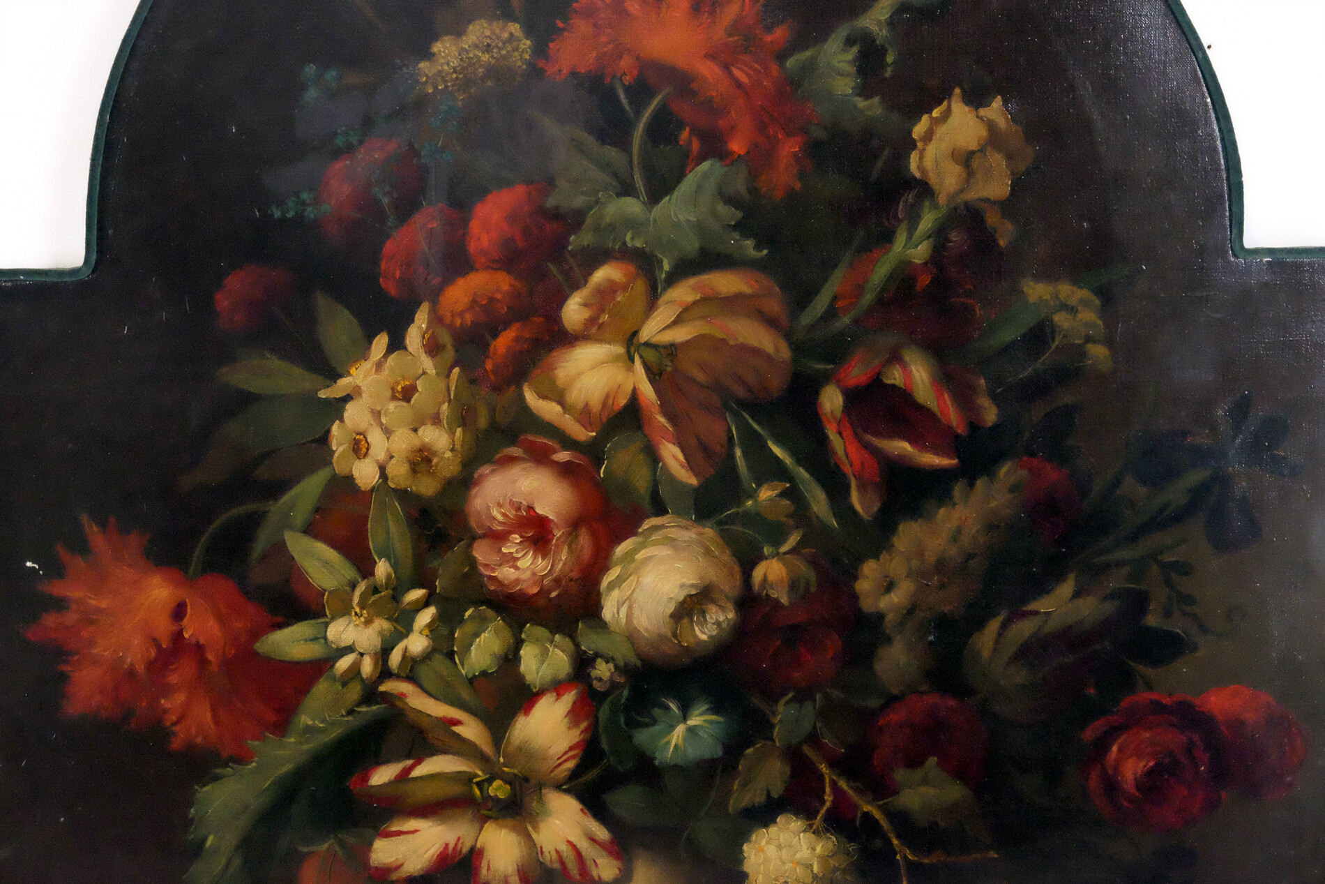 Flower still life, oil on canvas