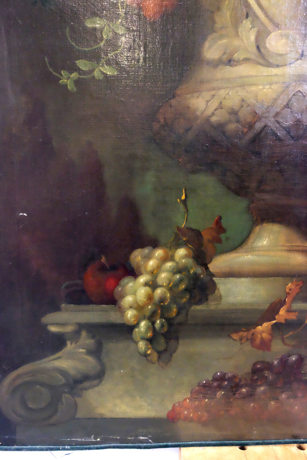 Flower still life, oil on canvas