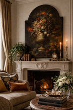 Flower still life, oil on canvas