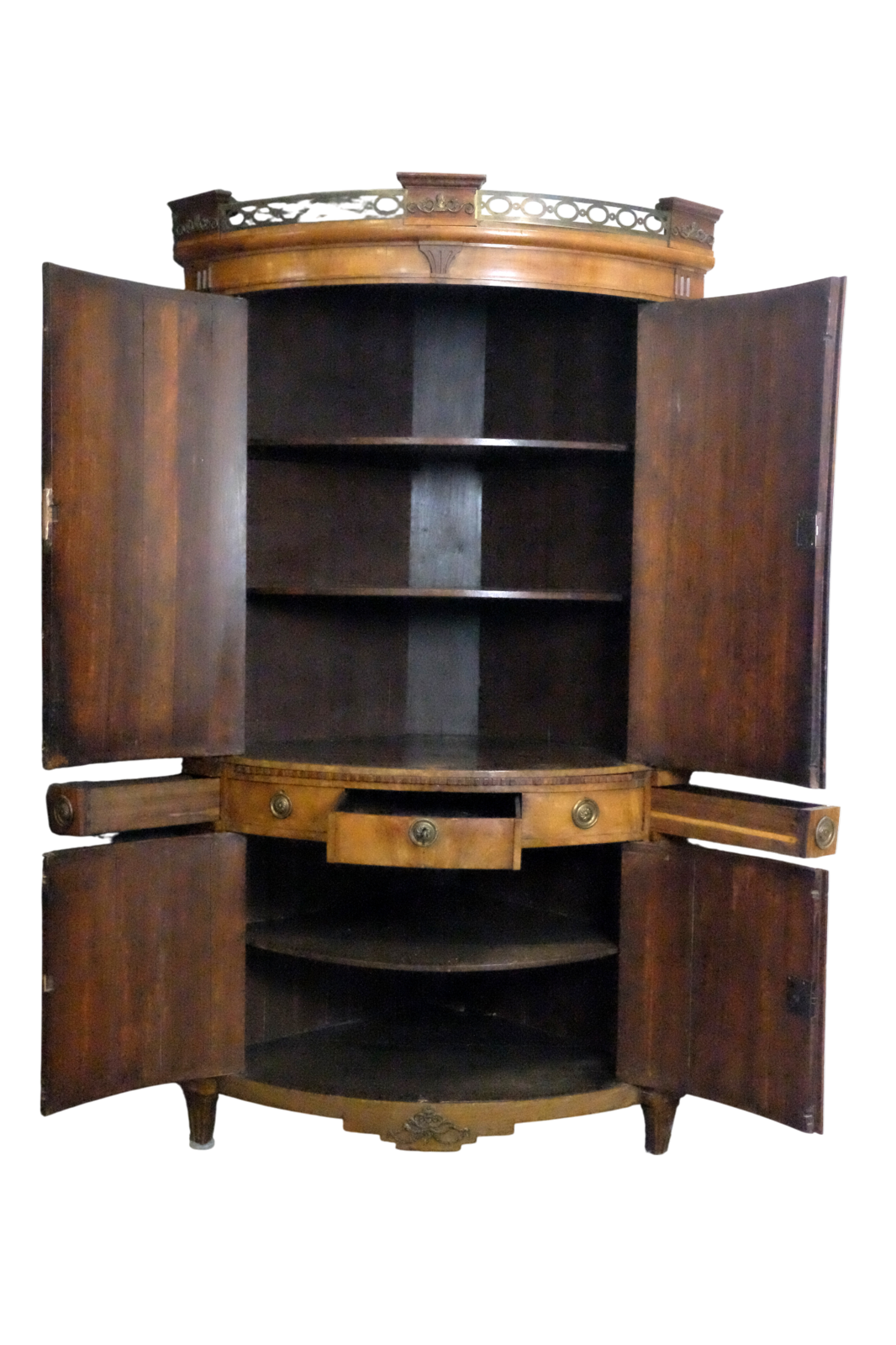French Louis XVI Corner Cabinet