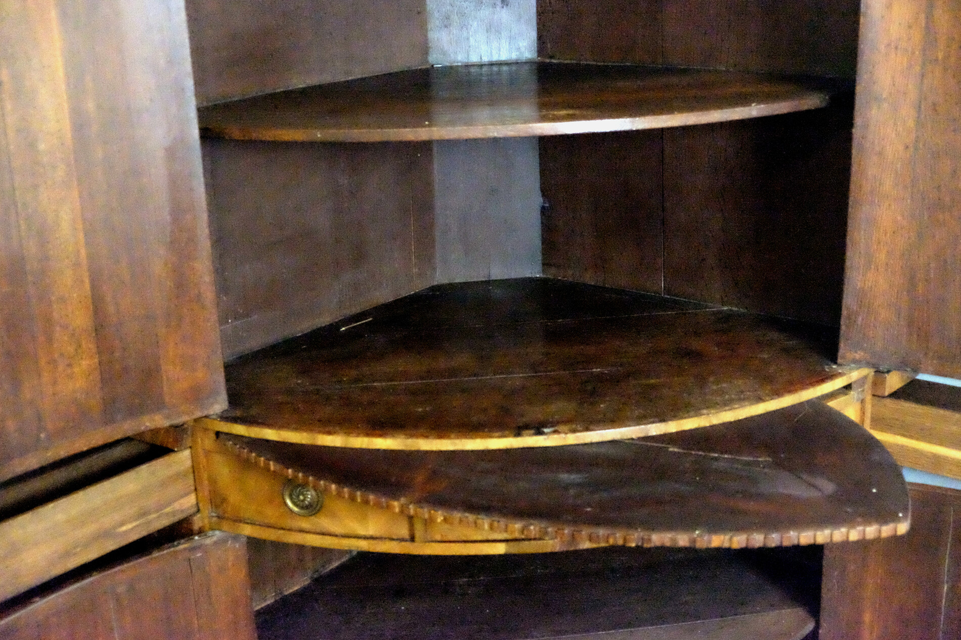 French Louis XVI Corner Cabinet