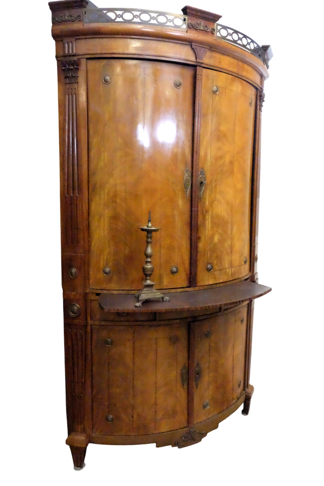 French Louis XVI Corner Cabinet