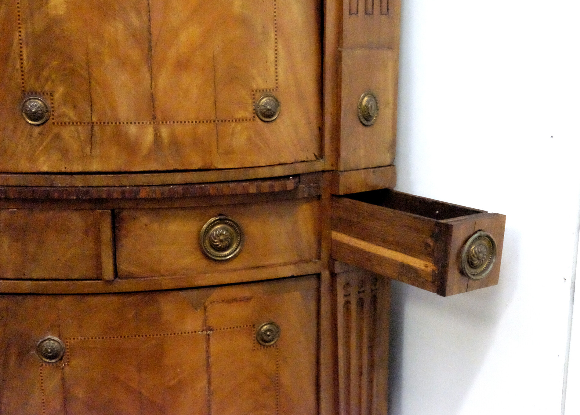 French Louis XVI Corner Cabinet