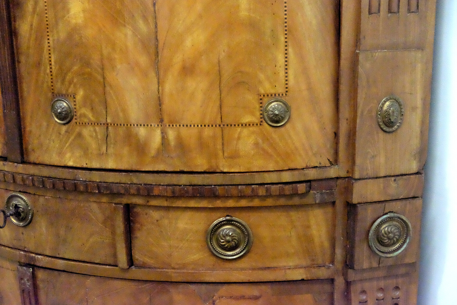 French Louis XVI Corner Cabinet