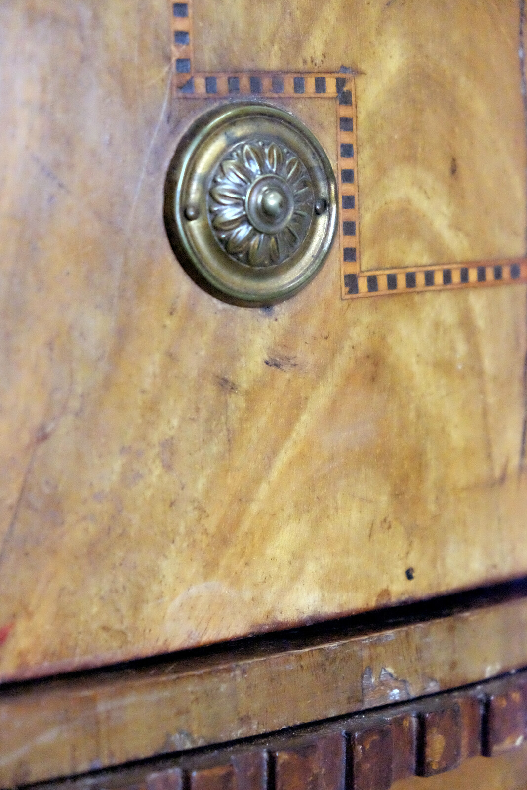 French Louis XVI Corner Cabinet