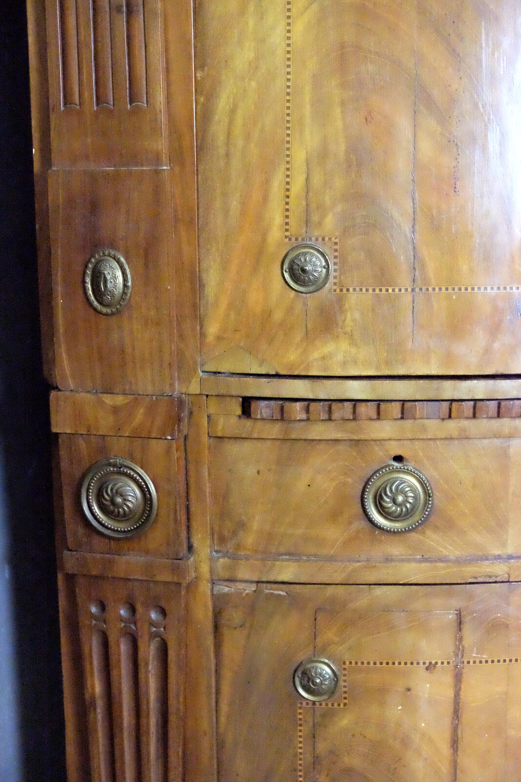 French Louis XVI Corner Cabinet