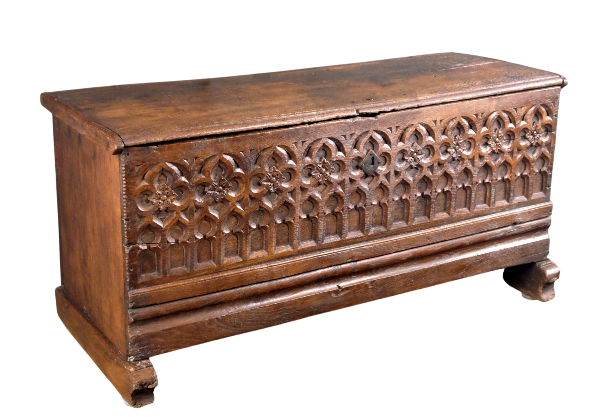 Gothic chest Oak 