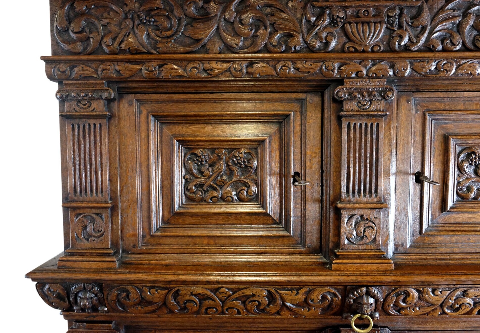 Important Pilaster Cabinet
