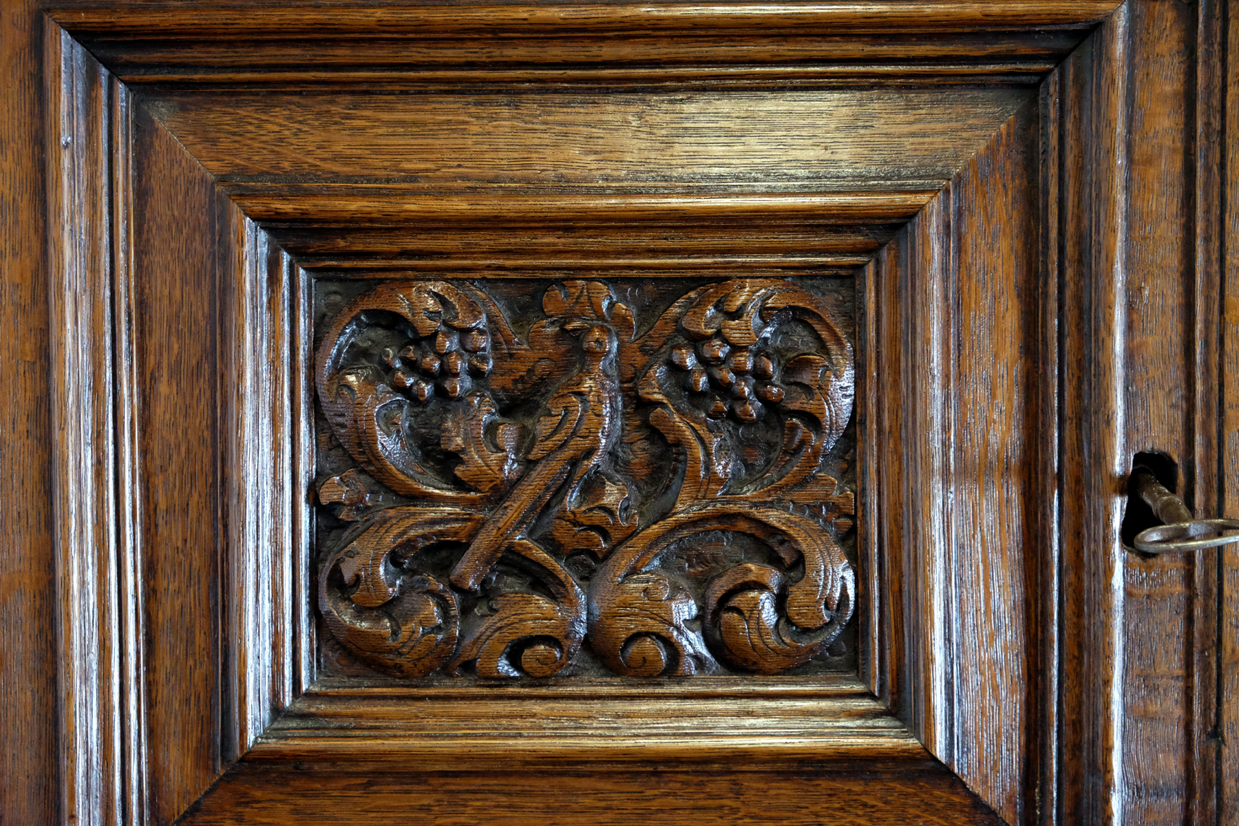 Important Pilaster Cabinet