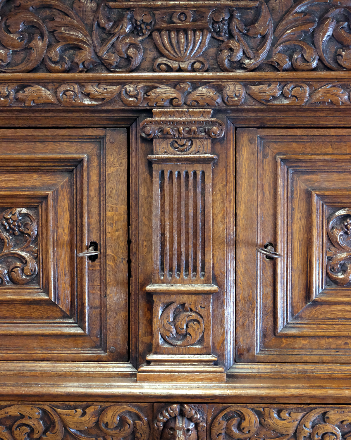 Important Pilaster Cabinet