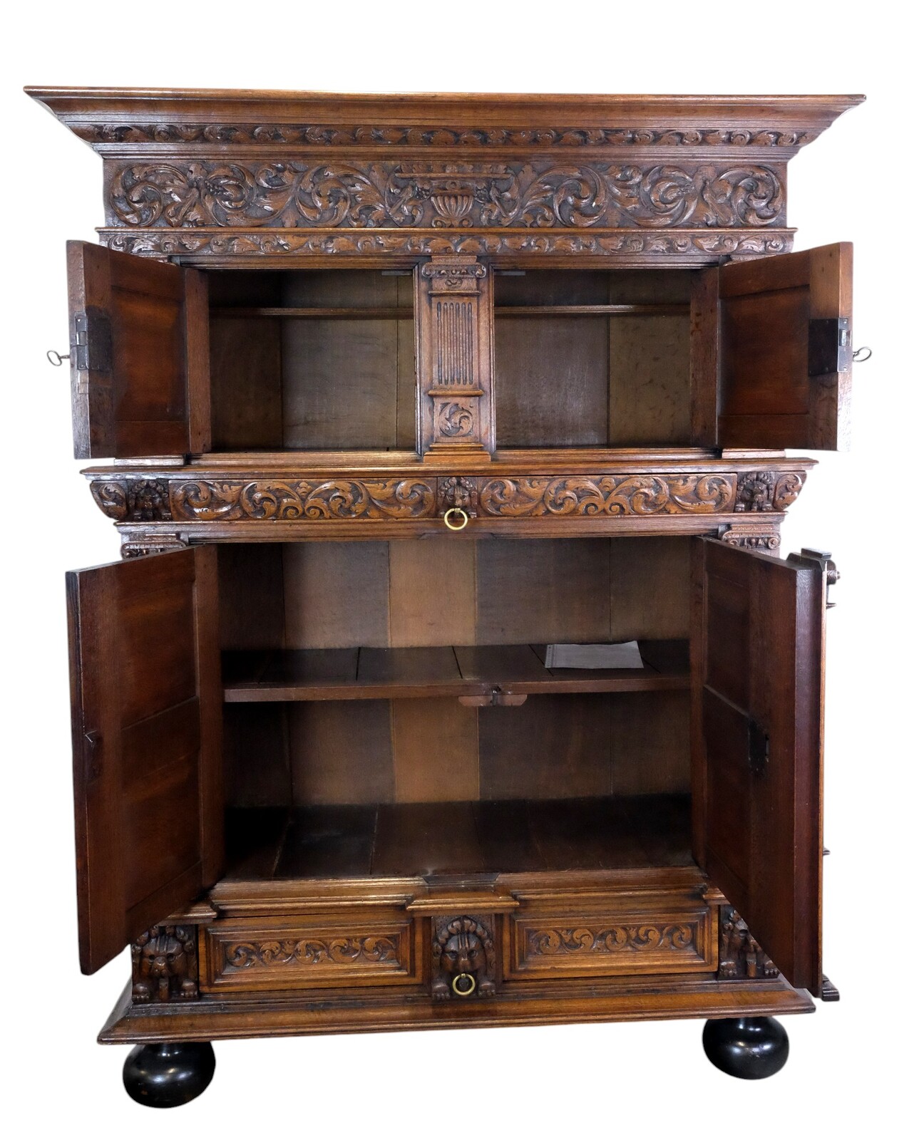 Important Pilaster Cabinet