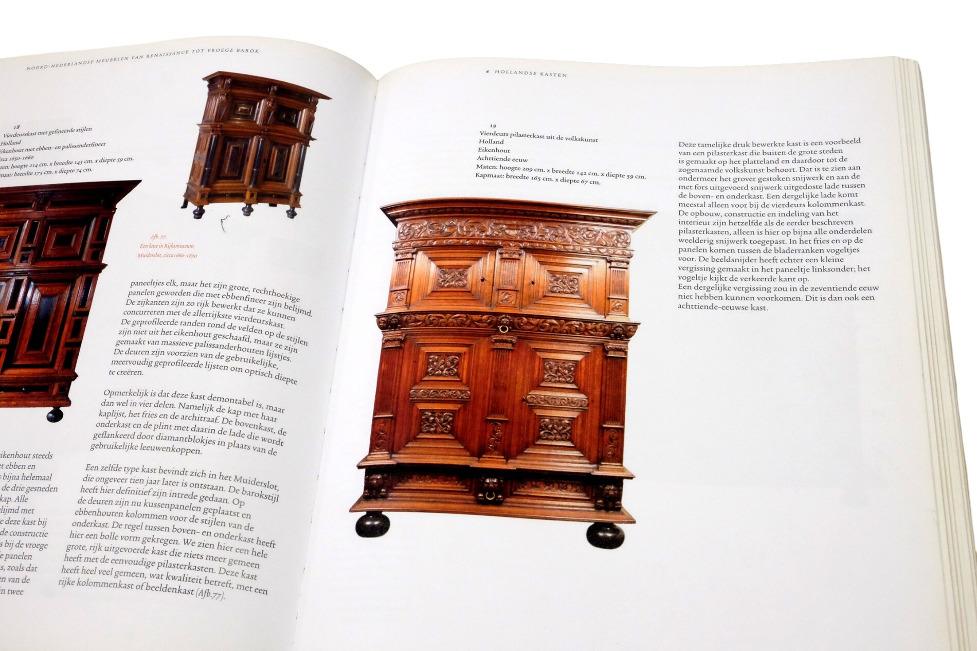 Important Pilaster Cabinet