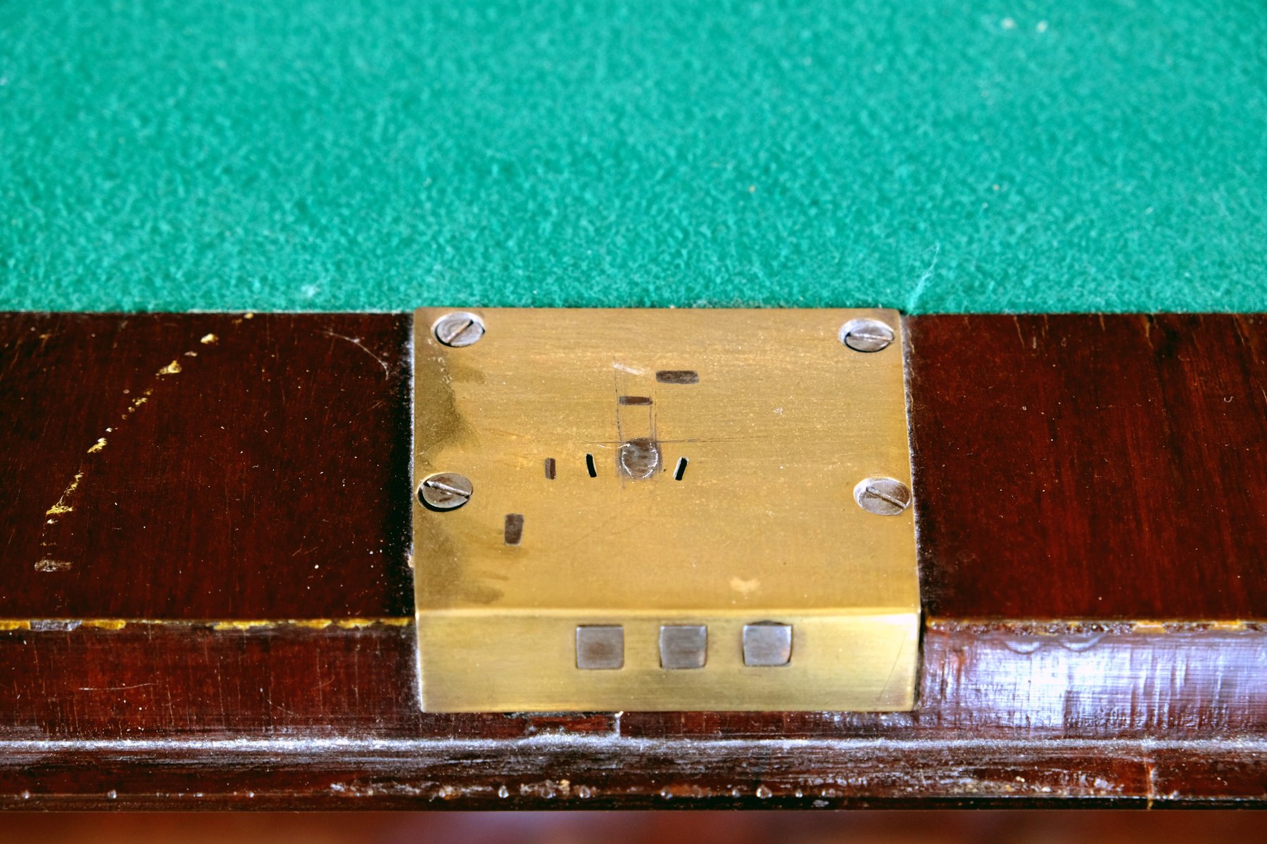 Secretary with writing flap in beautiful burr walnut.