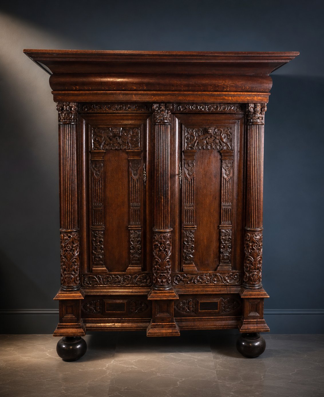 Traditional Friesland Cabinet 17th century.