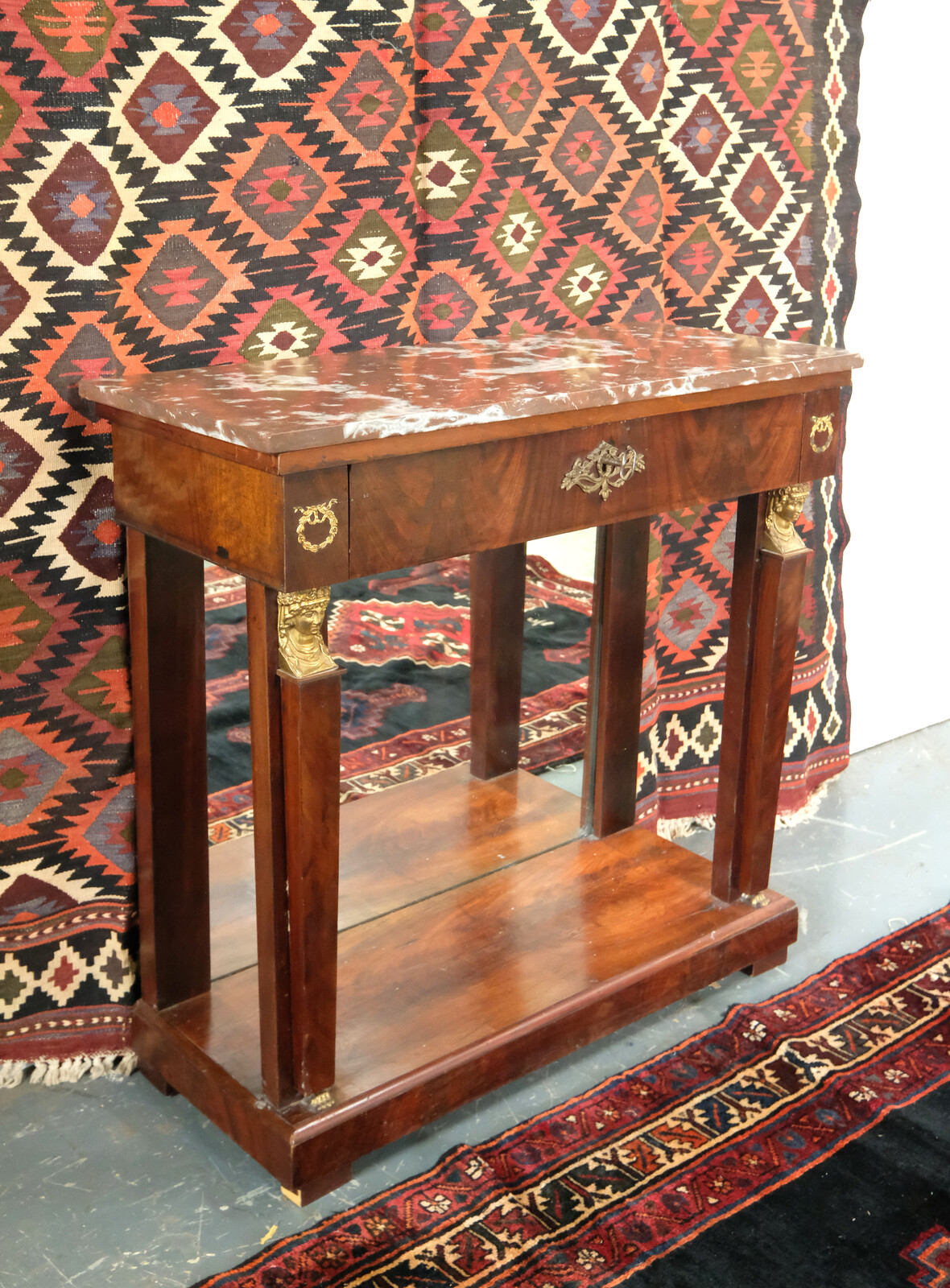 trumeau with marble top 