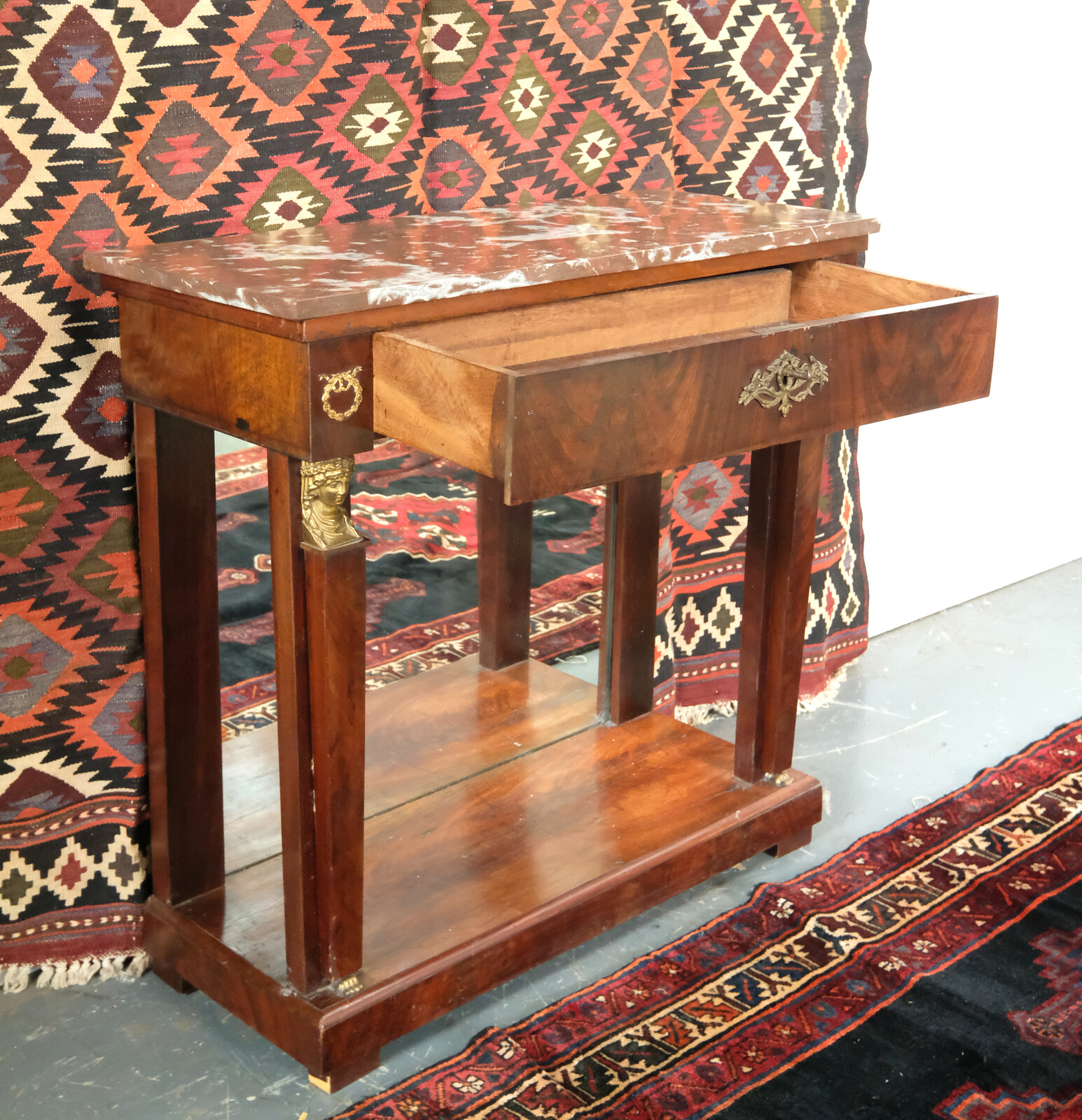 trumeau with marble top 