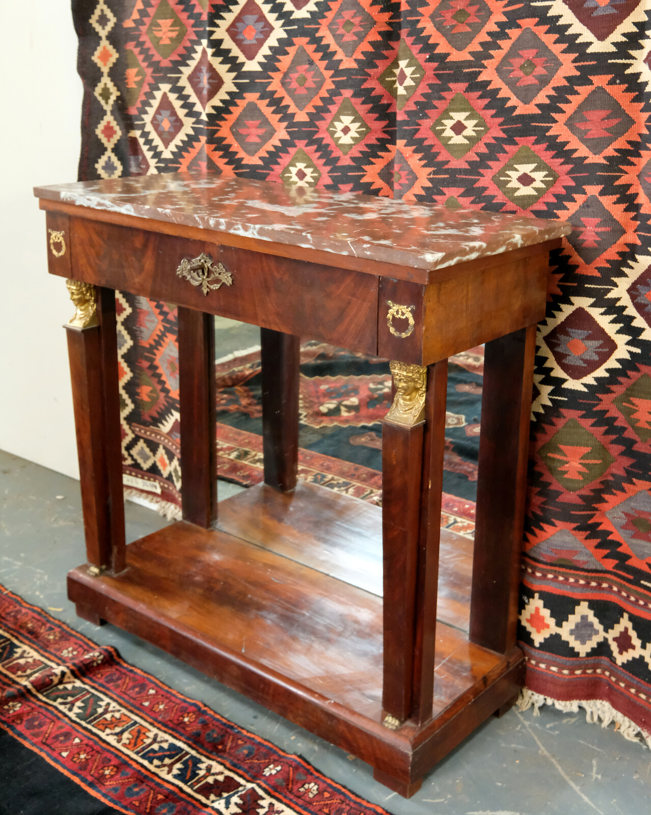 trumeau with marble top 