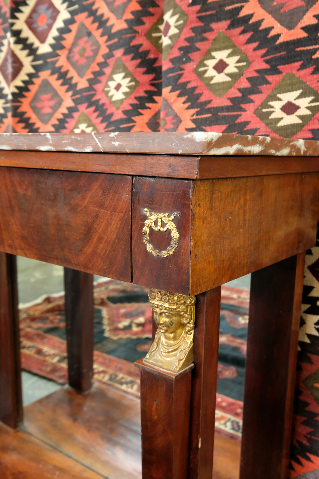 trumeau with marble top 