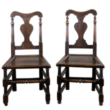 two 18th century english chairs 