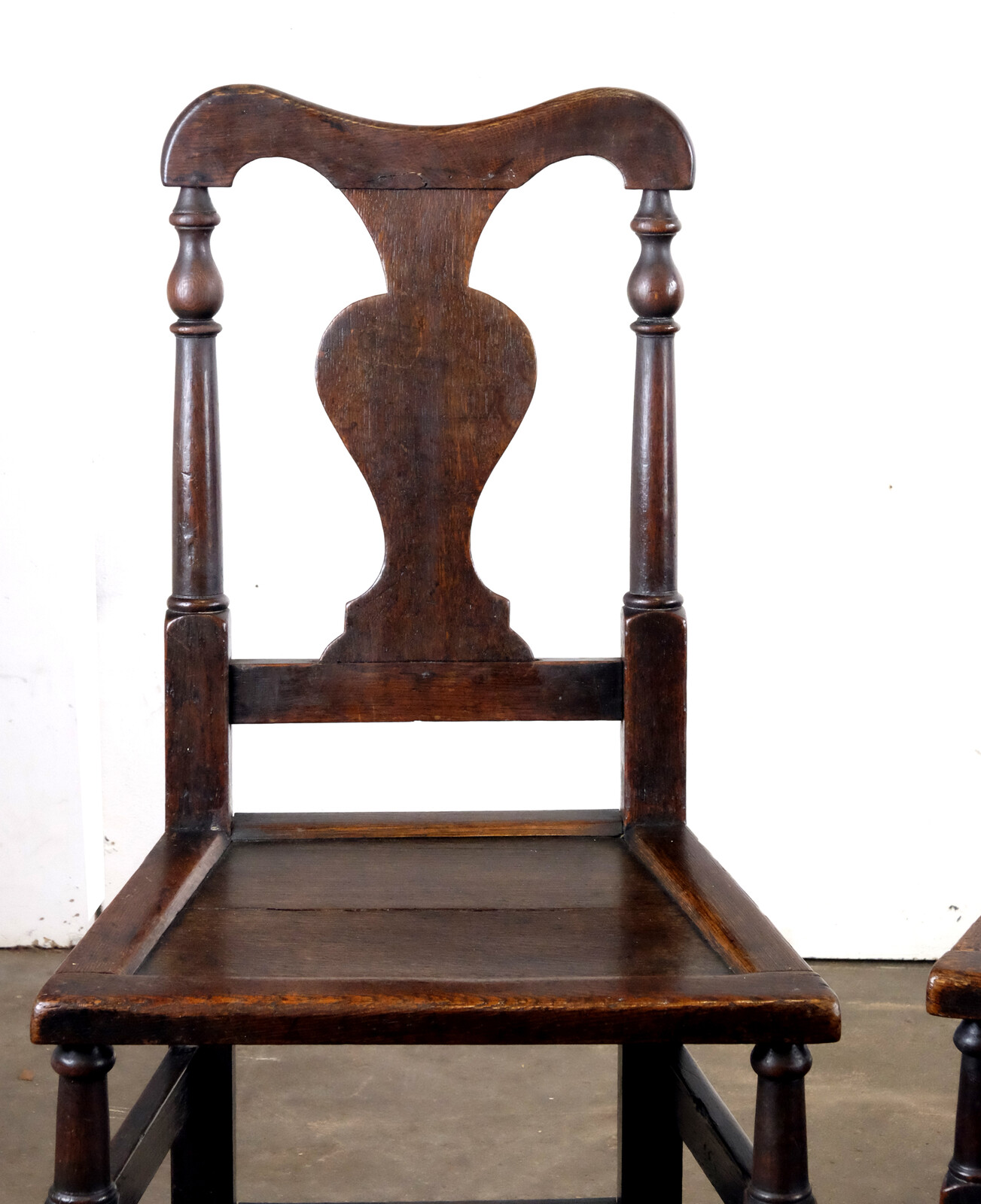 two 18th century english chairs 