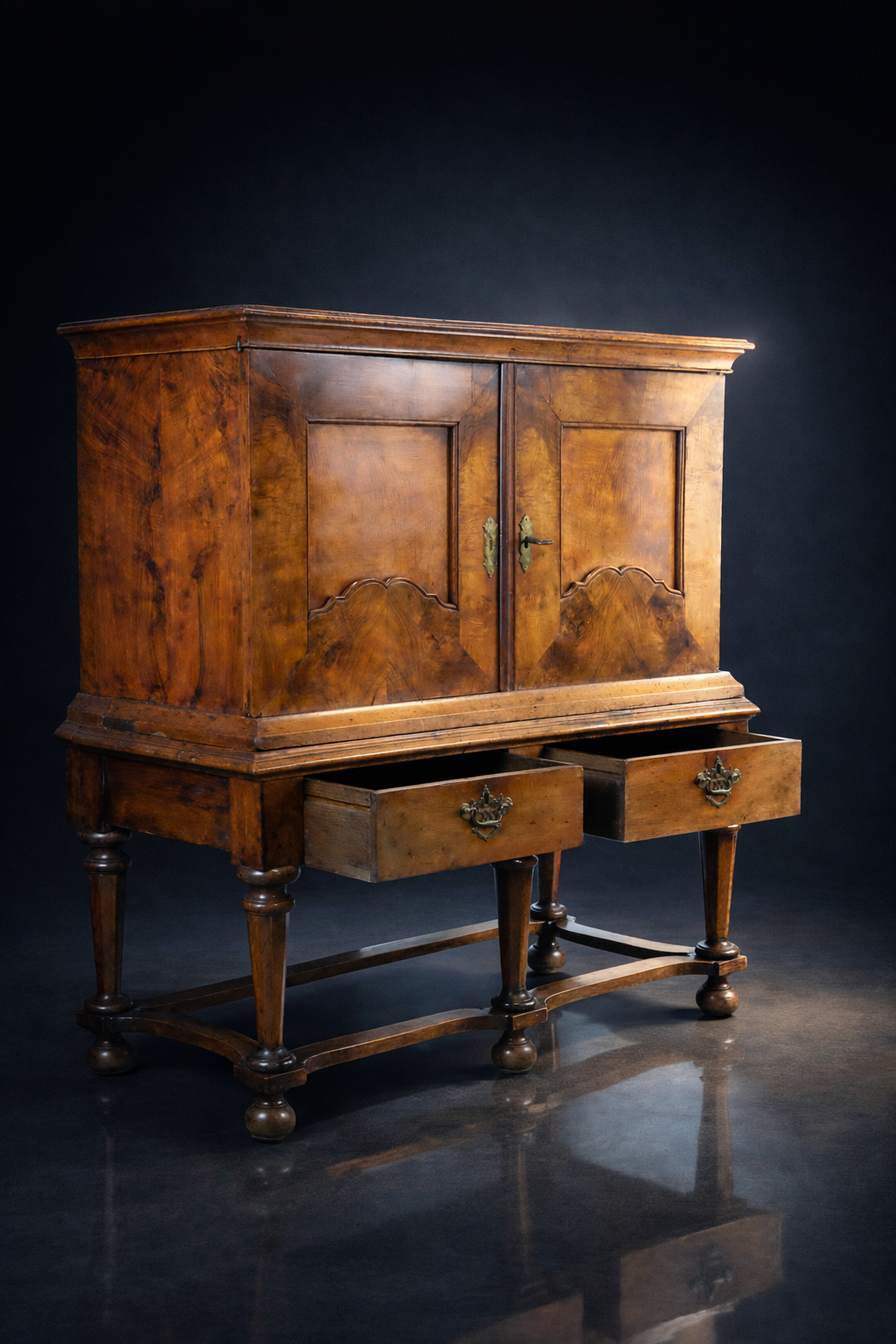 William & Mary Dutch Table Cabinet