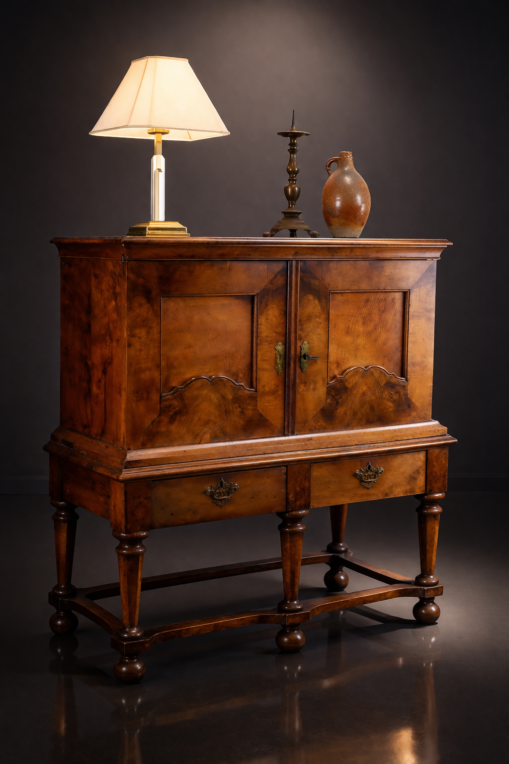 William & Mary Dutch Table Cabinet